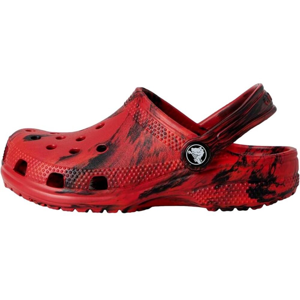 Crocs Classic Marbled Tie-Dye Clog Pepper / Black 207464-660 Grade-School